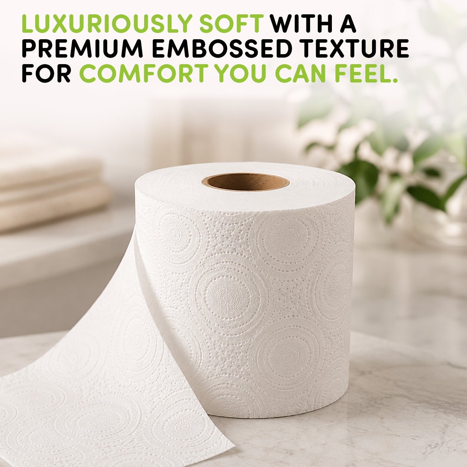 Splesh Toilet Roll Eco-Friendly, Soft & Quilted, Aloe Vera (72 Rolls)