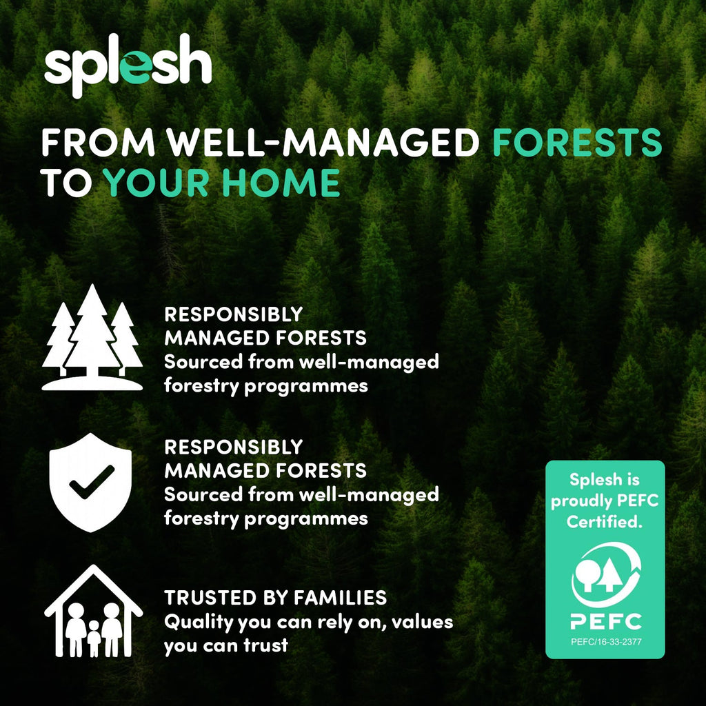 Splesh Toilet Roll Signature Scented 48 Rolls|Quilted 3-Ply Soft Toilet Paper