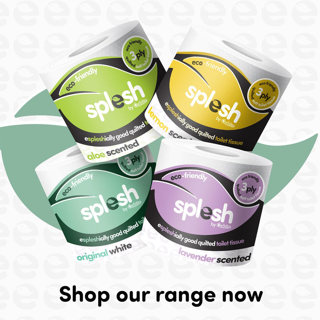 Splesh Soft & Quilted White, Lavender Aloe Vera or Lemon Toilet Tissue 48 Rolls