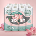 Splesh Toilet Roll, Soft & Quilted Eco-Friendly, Spirit of Tera, 72 Rolls
